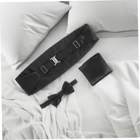 Gatuida 6pcs أنيقة Tuxedo Cummerbund Bow Tie Tie Pocket Clanskerchief لحفلات الزفاف الأحداث الرسمية التجمعات التجارية in Saudi Arabia