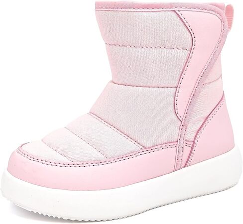 Umerigo Toddler Snow Boots Kids Girls Boys Winter Lightweight Waterproof Warm Fur Lined Boots for Toddler Little Kids in Saudi Arabia