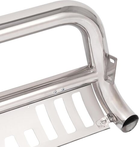 KUAFU Bull Bar Compatible with 2002-2005 Dodge Ram 1500 2500 3500, 2006-2009 Mega Cab Extended Crew, Front Bumper Brush Grille Grill Guard Push Bull Bar 304 Stainless Steel Polishing Silvery in Saudi Arabia