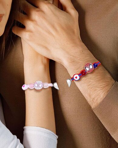 Spider Friendship Bracelets for 2 Matching Bracelets for Couples Best Friends Matching Spider Brace-lets for BFF Birthday Jewelry Valentine Day Gifts for Bestie GF BF in Saudi Arabia