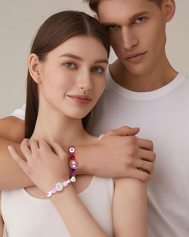 Spider Friendship Bracelets for 2 Matching Bracelets for Couples Best Friends Matching Spider Brace-lets for BFF Birthday Jewelry Valentine Day Gifts for Bestie GF BF in Saudi Arabia
