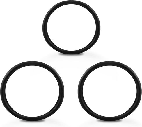 3pcs 926-881 Coolant Tee and Radiator Hose O-Ring Kit, Coolant Hose O Ring Replacement Set Radiator Repair Kit Compatible with Various Lincoln Models(Black) in Saudi Arabia