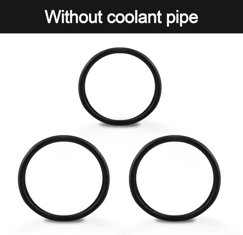 3pcs 926-881 Coolant Tee and Radiator Hose O-Ring Kit, Coolant Hose O Ring Replacement Set Radiator Repair Kit Compatible with Various Lincoln Models(Black) in Saudi Arabia