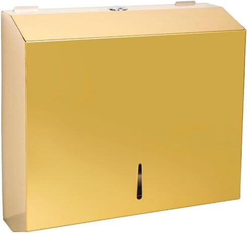 Comercial Paper Towel Dispenser Wall Mount, Stainless Steel Hand Towel Dispenser with Lock, Trifold/C Fold Paper Towel Holder for Bathroom Kitchen Office Public Places, Large Capacity Tissue Holder in Saudi Arabia