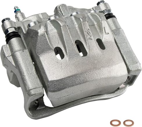 TRQ Front Left Brake Caliper w/Bracket Drivers Side Compatible with 1993-2005 Lexus GS300 1998-2000 GS400 2001-2005 GS430 2002-2010 SC430 in Saudi Arabia