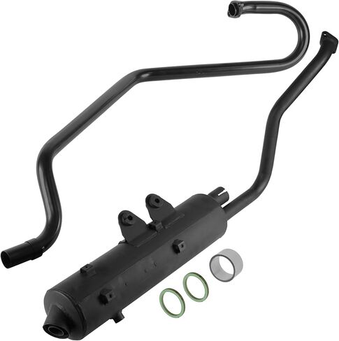 Caltric Exhaust Muffler and Pipe Compatible with Kawasaki Brute Force 650 KVF650D 4x4 2005 2006 2007 2008 2009 2010-2013 in Saudi Arabia