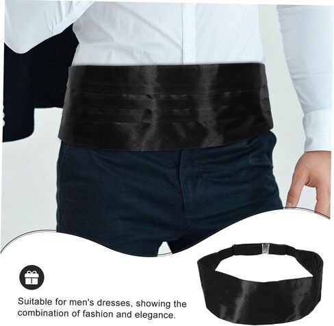 Men's Dress Girdle Satin Cummerbund Tuxedo Waist Band Formal Tuxedo Accessories for Weddings in Saudi Arabia