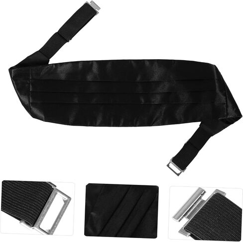 Men's Dress Girdle Satin Cummerbund Tuxedo Waist Band Formal Tuxedo Accessories for Weddings in Saudi Arabia