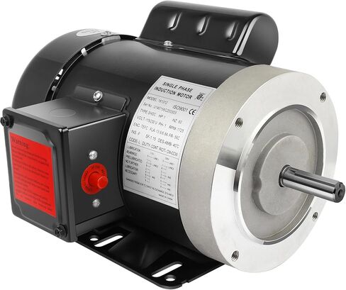 1/2HP Electric Motor 1725RPM General Purpose Single Phase Motor 115/230V 5/8" Shaft Diameter CW/CCW TEFC in Saudi Arabia