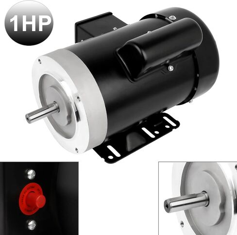 1/2HP Electric Motor 1725RPM General Purpose Single Phase Motor 115/230V 5/8" Shaft Diameter CW/CCW TEFC in Saudi Arabia