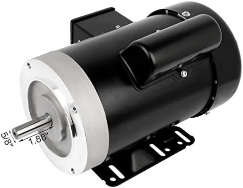 1/2HP Electric Motor 1725RPM General Purpose Single Phase Motor 115/230V 5/8" Shaft Diameter CW/CCW TEFC in Saudi Arabia