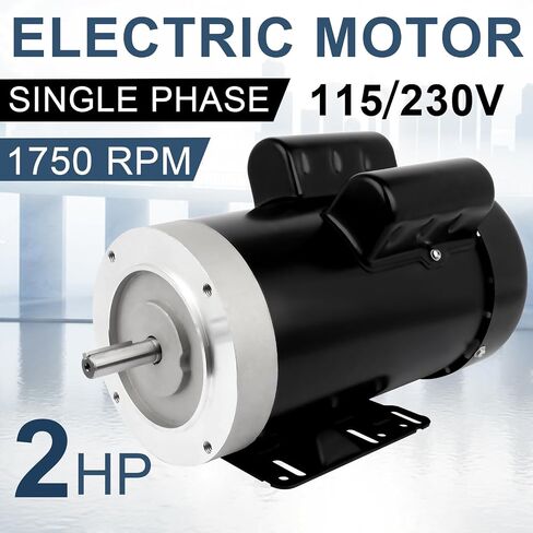 1/2HP Electric Motor 1725RPM General Purpose Single Phase Motor 115/230V 5/8" Shaft Diameter CW/CCW TEFC in Saudi Arabia