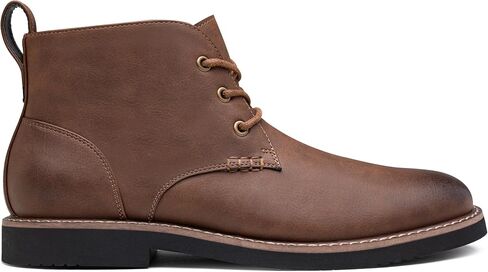 Vostey Men's Chukka Boots الكلاسيكية أحذية الكاحل غير الرسمية للرجال لباس أحذية الدانتيل in Kuwait
