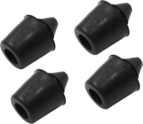 4pcs 10mm Car Door Shock Absorber Door Rubber Shock Block Absorbing Anti Collision Black Buffer Mount for Car Door Hood Trunk Auto Replacement Parts in Saudi Arabia