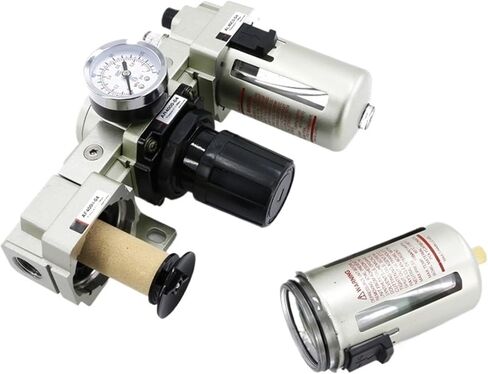 Air compressor accessory AC pressure regulating valve AL4000 oil-water separator filter(8mm Joint,AC4000-04 Manual) in Saudi Arabia