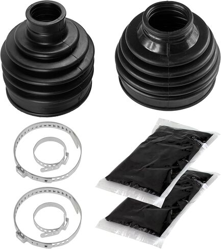 Caltric Front Drive Shaft Boot SET Compatible with Kawasaki Prairie 300 KLV300 4x4 1999-2002 in Saudi Arabia