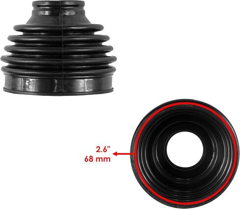 Caltric Front Drive Shaft Boot SET Compatible with Kawasaki Prairie 300 KLV300 4x4 1999-2002 in Saudi Arabia