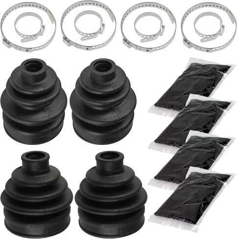 Caltric Front Inner & Outer CV Boot Kit Compatible With Suzuki KingQuad 400 LT-A400 F400 2008-2024 in Saudi Arabia