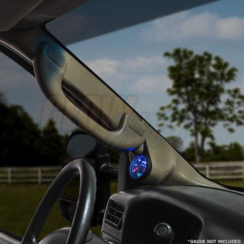 Glowshift Tan Gauge Single Gauge Pod متوافق مع Ford Super Duty F-250 F-350 Power Stroke 2003-2007-Get Handle Clutout-Mountory Color Mounts (1) 2-3/8 "(60 مم) مقياس in Saudi Arabia