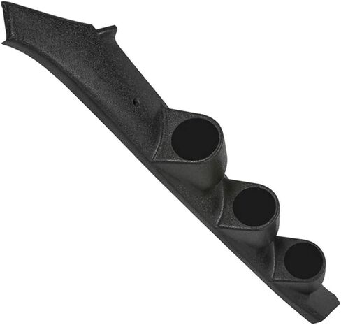 Glowshift Black Triple Pare Gauge Pod متوافق مع شيفروليه تشيفي S-10 Blazer 1983-1994-ABS Plastic-Mounts (3) 2-1/16 "(52 مم) مقاييس إلى السيارة A-Pillar's in Saudi Arabia