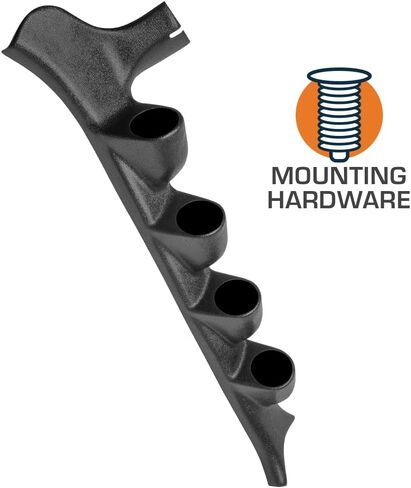 GlowShift Black Quad Pillar Gauge Pod Compatible with Ford F-Series F-250 F-350 OBS 6.9L 7.3L IDI 1987-1991 - ABS Plastic - Mounts (4) 2-1/16" (52mm) Gauges to Truck's A-Pillar in Saudi Arabia