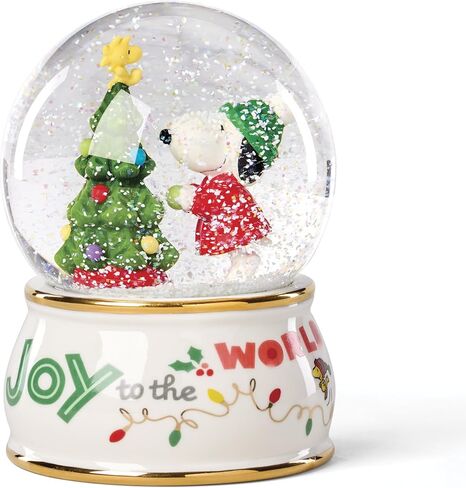 Lenox 897597 Snoopy Snow Globe ، زينة عيد الميلاد ، الفول السوداني in Kuwait