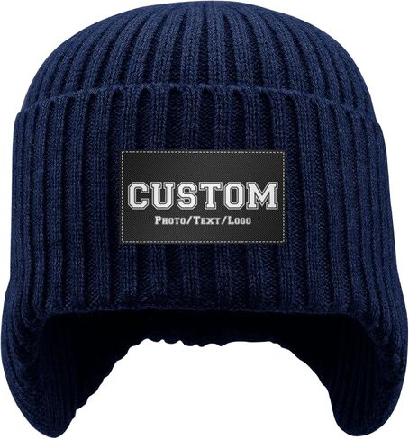 Bulk Custom Beanie Custom Beanie Hat for Men Women Personalized Knitted Hats with Photo Text in Saudi Arabia