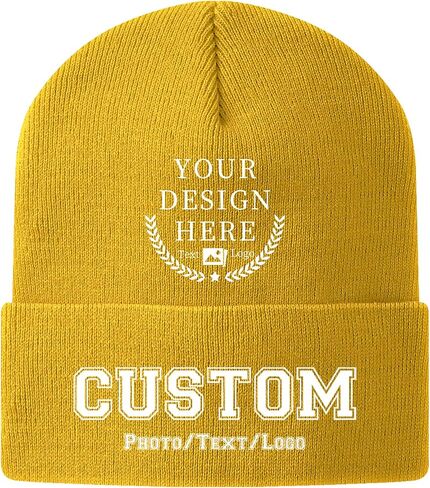 Bulk Custom Beanie Custom Beanie Hat for Men Women Personalized Knitted Hats with Photo Text in Saudi Arabia