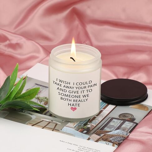 هدايا عيد ميلاد الأخت، هدايا الأخوات من الأخت، هدايا عيد ميلاد للأخوات من الأخوات، هدايا زفاف للأخت، هدايا التخرج للأخت 7oz شمعة معطرة بشمع الصويا واللافندر in Kuwait