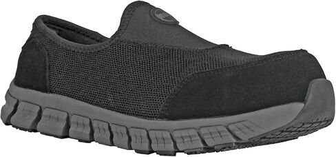 HOSS Meteorite Men's Composite Toe Electrical Hazard Slip-On Athletic Work Shoe, Black, Size 8.5(W) in Saudi Arabia