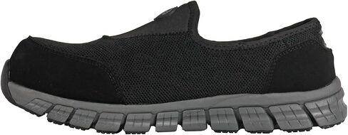 HOSS Meteorite Men's Composite Toe Electrical Hazard Slip-On Athletic Work Shoe, Black, Size 8.5(W) in Saudi Arabia