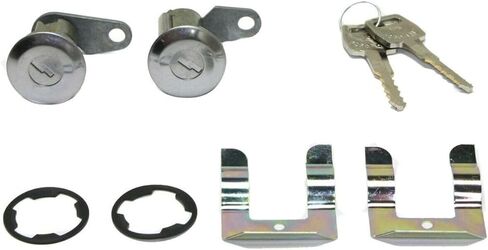 Kit Door Lock Cylinder for F150 1975-1979,for F250 1965-1978,for E350 Econoline 1975-1979 & Econoline Club Wagon 1977-1979 E- E100 F100 Chrome 15711858 in Saudi Arabia