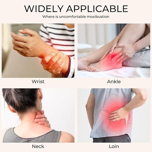 Smokeless Copper Moxa Box, Copper Tank Moxibustion Treatment Tool, Ai Jiu Bag with Moxa Box for Neck Knee Waist Shoulder for Remove Dampness, 艾灸包 艾灸盒 in Kuwait