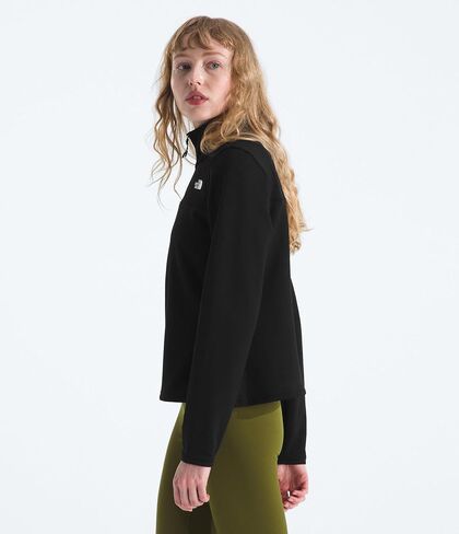 The North Face womens Cedar Trail Grid Fleece Quarter Zip Jacket | Cold Weather Top With Durable, Reinforced Bindings in Saudi Arabia