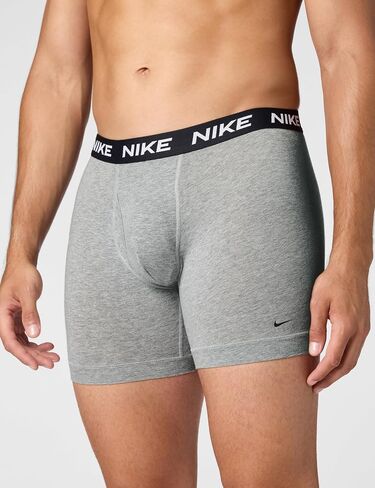 Nike Men's All Day Cotton Stretch Boxer Brief W/Fly Intelder (3 pack) in Saudi Arabia
