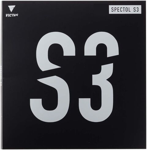 210030 Table Tennis Rubber Spectrum S3 SPECTOL Speed Tension Table Soft, Red/Black in Saudi Arabia