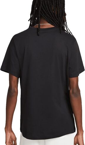 Nike Sportswear Club Logo T-Shirt Mens Size - S Black/White in Saudi Arabia