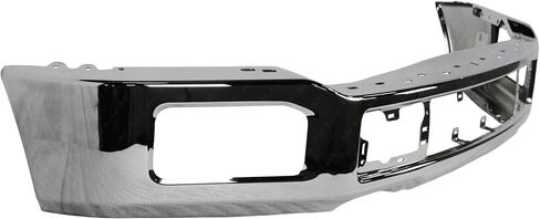 BUMPERS THAT DELIVER - Chrome, Steel Front Bumper Face Bar Compatible with 2018 2019 2020 Ford F-150 w/Fog 18 19 20, FO1002430 in Saudi Arabia