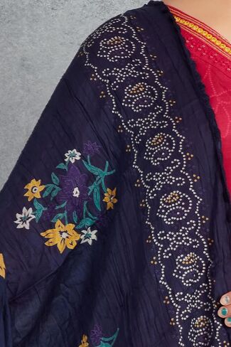 الزفاف الهندي العرقيون رايون القطن المطبوعة الزفاف الاحتفالية وشاح شال ناعم الأنيقة dupatta للنساء (فقط dupatta) in Saudi Arabia