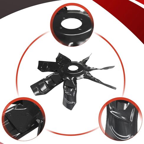 PartsFlow 620-066 Engine Radiator Cooling Fan Blade For 1994-2002 Dodge Ram 2500/Ram 3500 For 1990-1993 Dodge D250/D350/W250/W350 in Saudi Arabia