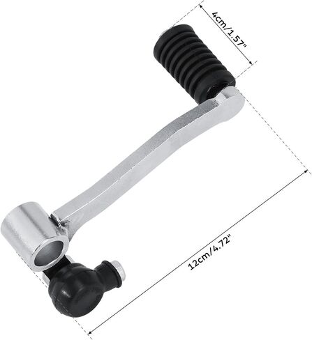 TCT-Motorparts ذراع دواسة فرامل قدم الفرامل يناسب Yamaha MT03 MT-03 2016-2024 YZF R3 2015-2024 Silver in Saudi Arabia