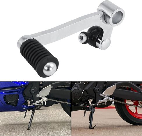 TCT-Motorparts ذراع دواسة فرامل قدم الفرامل يناسب Yamaha MT03 MT-03 2016-2024 YZF R3 2015-2024 Silver in Saudi Arabia