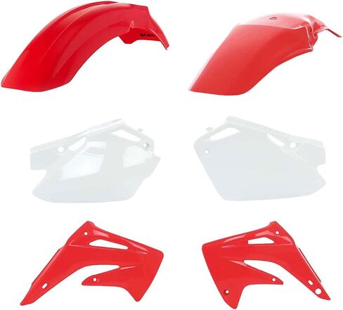 Acerbis Replica Plastic Kit CR 2004 Red for Honda CR85R Expert 2003-2007 in Saudi Arabia