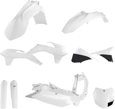 Acerbis Full Plastic Kit White - Fits: KTM 250 SX -F 2015 in Saudi Arabia