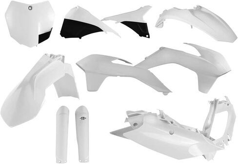 Acerbis Full Plastic Kit White - Fits: KTM 250 SX -F 2015 in Saudi Arabia