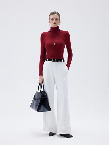 SUUKSESS Women Turtleneck Cashmere Sweater Long Sleeve Shirts Fall Basic Thermal Tops Winter Clothes in Saudi Arabia
