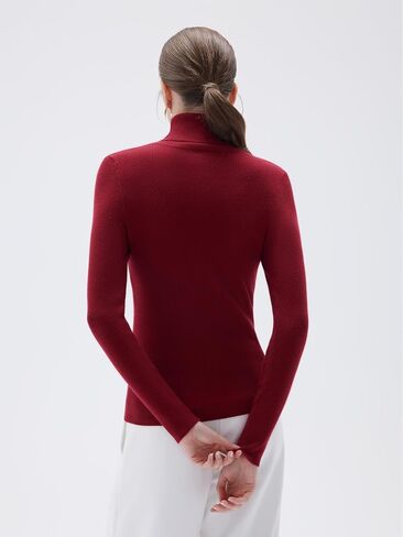 SUUKSESS Women Turtleneck Cashmere Sweater Long Sleeve Shirts Fall Basic Thermal Tops Winter Clothes in Saudi Arabia