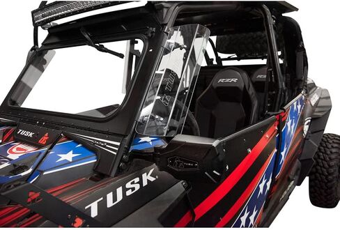 Tusk 20″ Adjustable Wing Vent Kit with 1 3/4″ Roll Cage Clamps – Compatible with Polaris RZR XP/XP4 1000 (2014–2023) & XP Turbo/XP4 Turbo (2016–2021) – Direct Airflow Ventilation in Saudi Arabia