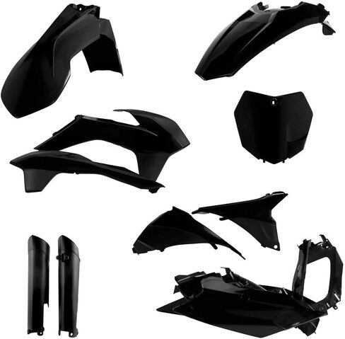 Acerbis Full Plastic Kit Black for KTM 450 SX-F 2013-2014 in Saudi Arabia