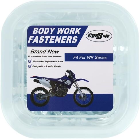 60pcs دراجة الأوساخ مجموعة الترباس طقم لاتغال لـ WR400F WR450F WR250F WR125R WR250R WR125X WR250X البراغي البراغي البراغي البراغي in Saudi Arabia